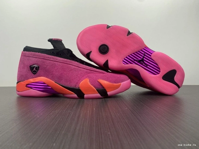 Rep 14 Jordan Low Pink (W) DH4121-600 Shocking Retro 0714